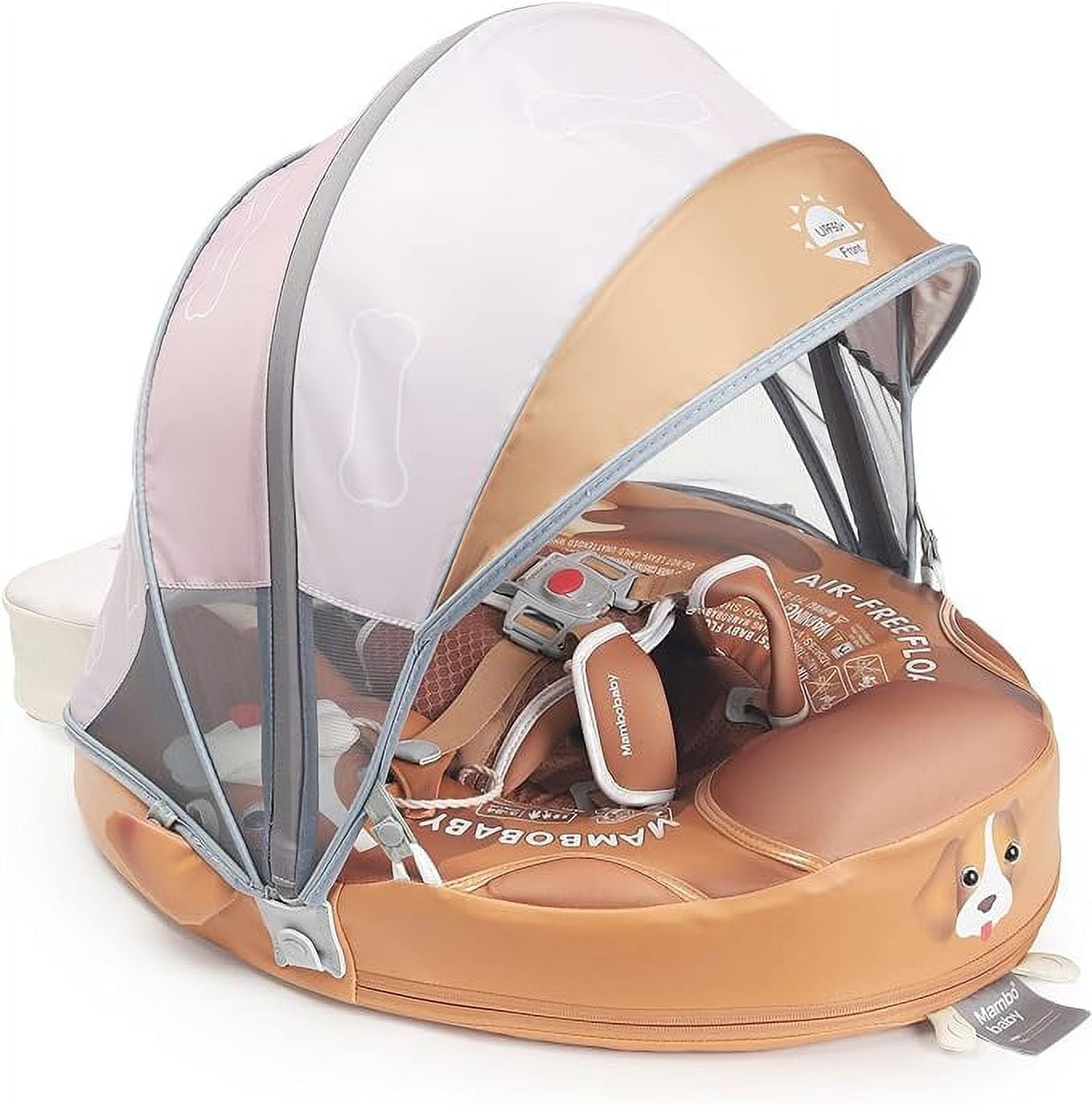 HECCEI Mambobaby Float with Canopy Upgraded Tail Pool Float Non