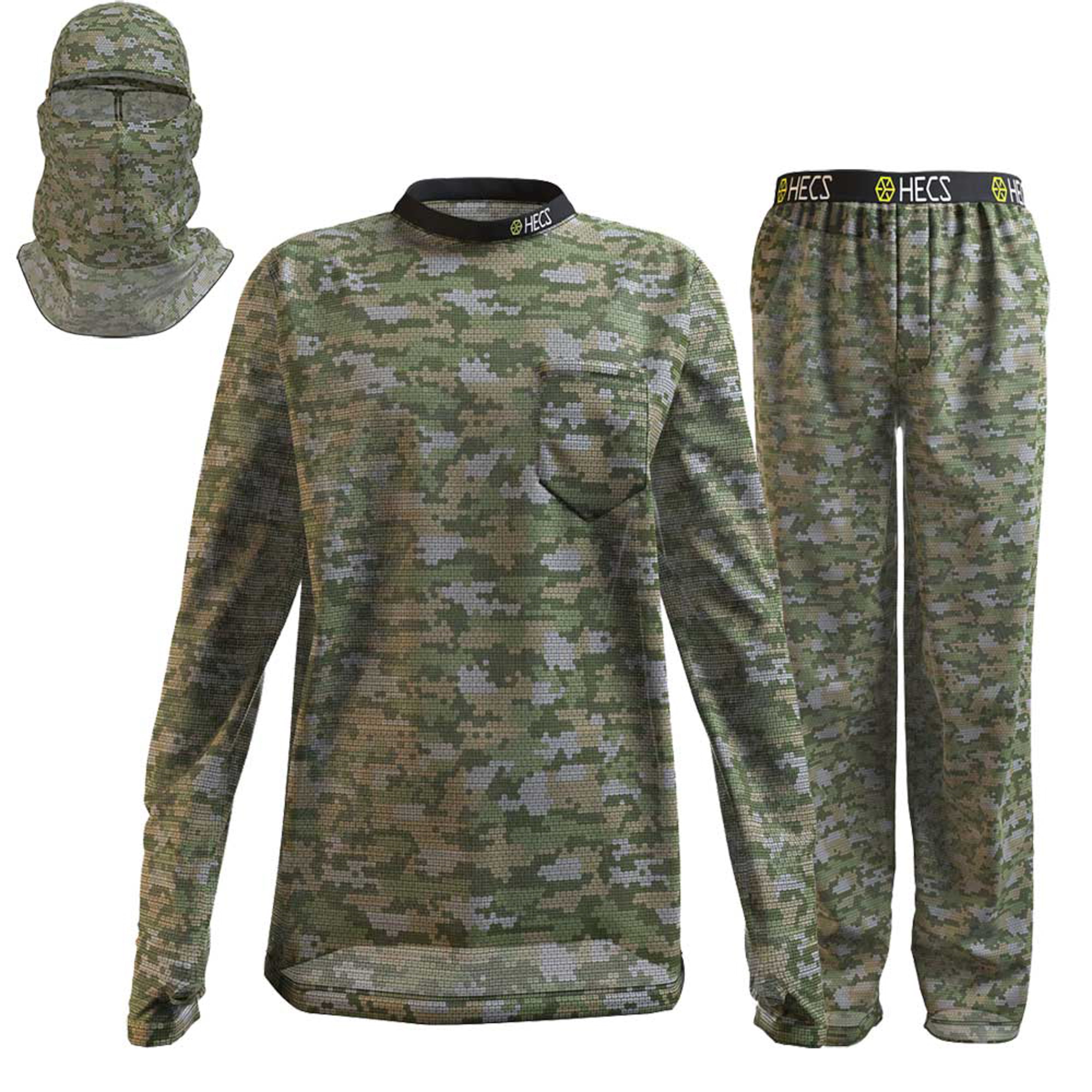 HECS Hunting 3Piece Hunter Equipment Gear, Stealthscreen Tech, Unisex