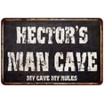 thumbnail image 1 of HECTOR'S Man Cave Black Grunge Sign Home Decor Gift Cave Funny 108120004288, 1 of 1