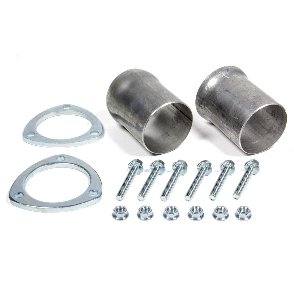 Hedman 3in Ball \u0026 Socket Flange Kit Aluminized