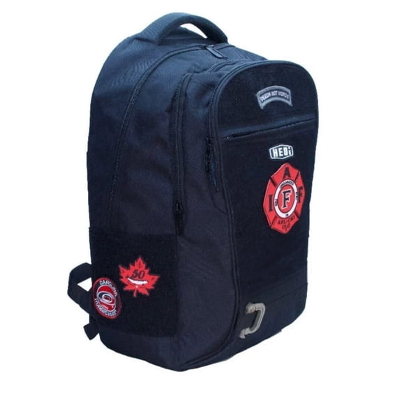 HEDi-PACK VOYAGER (Black) - Hook & Loop Backpack
