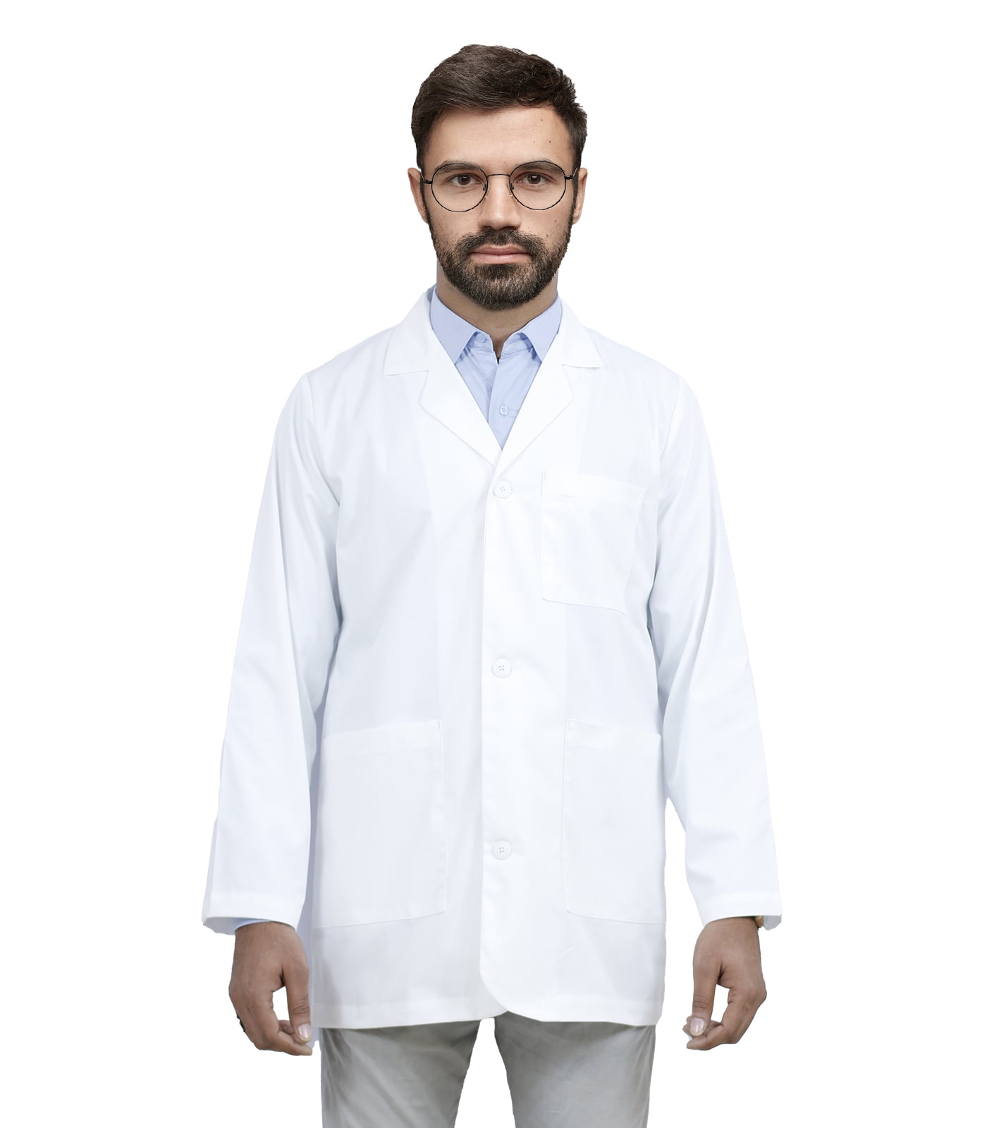 Mens Lab Coat White Premium Unisex Lab Coat 31