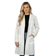 thumbnail image 1 of HeedFit Unisex Poly-Cotton Lab Coat 40-Inch Length, 3xl, White, 1 of 8