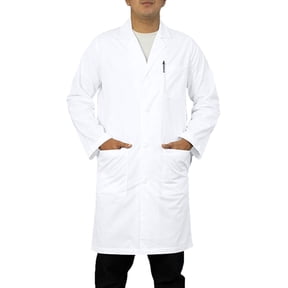 HEEDFIT Professional Unisex Ultra-Comfortable Poly-Cotton 40” Long Reusable Lab Coats