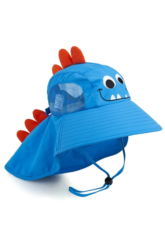Kids Nylon UPF 50+Sun Hat for Toddler Boys and Girls,Blue