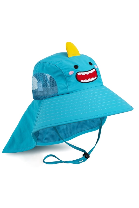 Kids Nylon UPF 50+Sun Hat for Toddlers Boy and Girl 2-10 Years Old