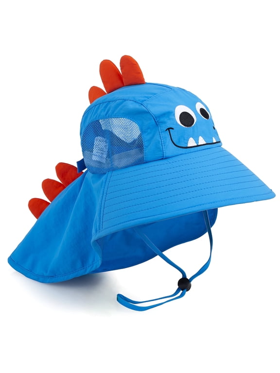 Kids Nylon UPF 50+Sun Hat for Toddler Boys and Girls,Blue