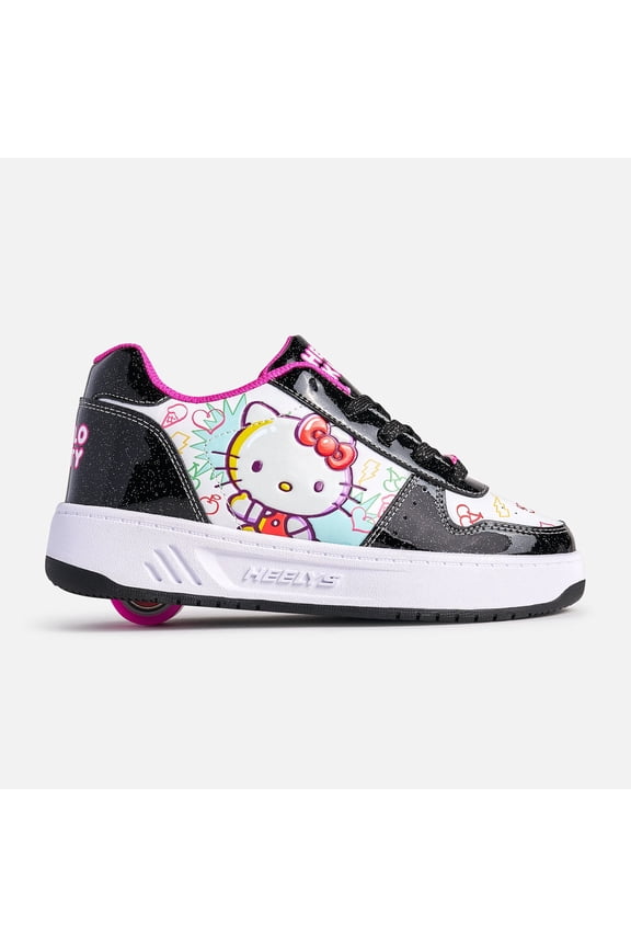 Girls' Hello Kitty Kama Shoes Black/White/Pink - HE00320001-BKWHPK BLACK/WHITE/PINK
