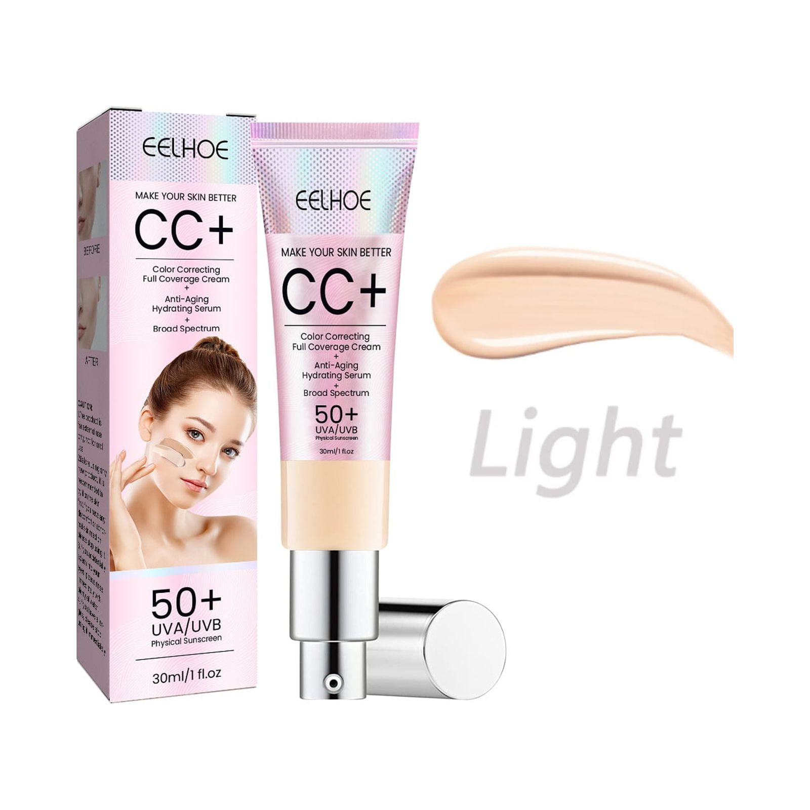 CC+ Cream Full-Coverage Foundation with SPF 50+