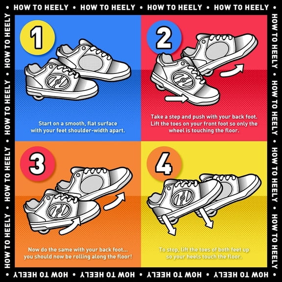 HEELYS Girls Pro 20 Prints (Little Kid/Big Kid/Adult) Black/Rainbow/Pink 5 Big Kid BLACK/RAINBOW/PINK