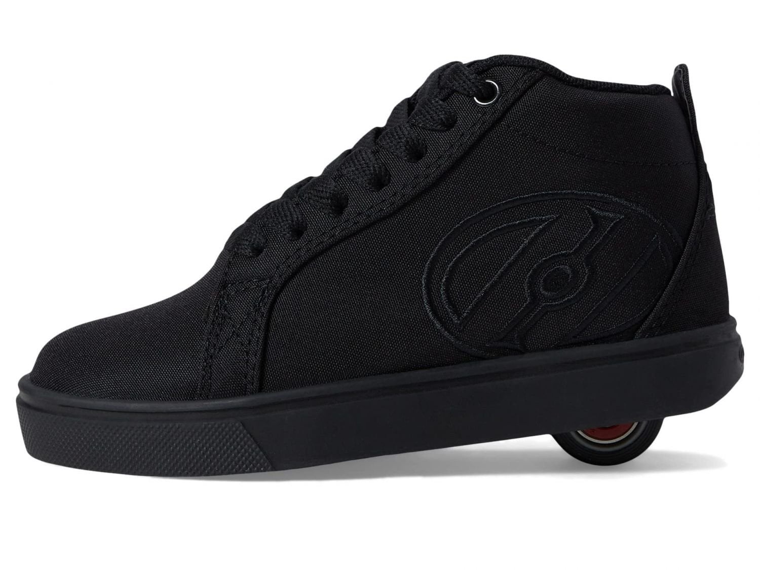 Heelys Racer 20 Mid Sneakers Black Canvas Kids Adults Removable Wheels Walmart