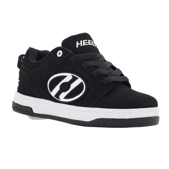 HEELYS Unisex Kids Voyager Wheeled Shoe Black/White - HE100713H 8 BLACK/WHITE
