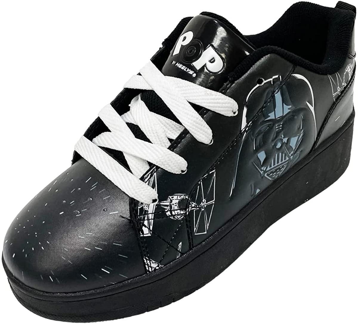 HEELYS Youth Kids Pop Bash Wheels Skate Sneaker 2, Black, Numeric_2 - Walmart.com