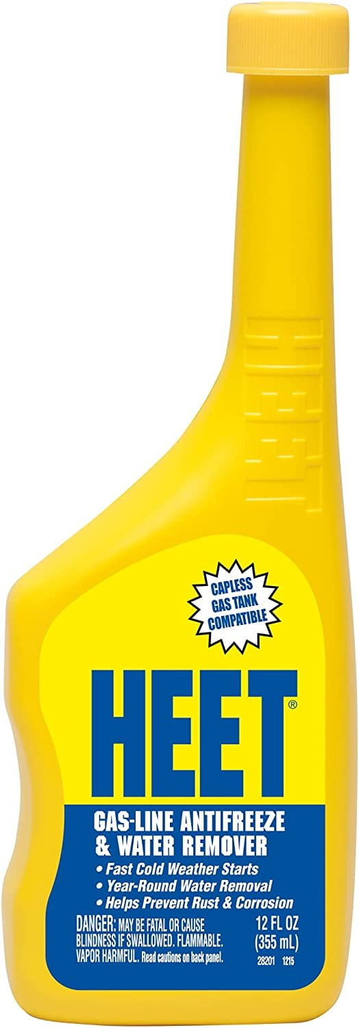 HEET GasLine Antifreeze And Water Remover Removes Water From Fuel