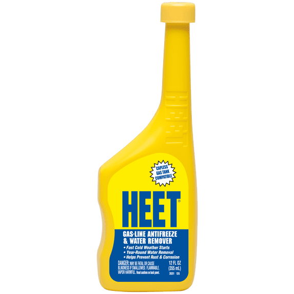 HEET Gas-Line Antifreeze & Water Remover 12 oz for 4-Cycle Engines