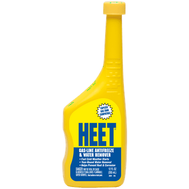 HEET Gas-Line Antifreeze & Water Remover, 4-Cycle Engines, Fuel Injected, All Gasloline Engines 12 oz. (28201)