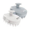 thumbnail image 1 of HEETA Scalp Massager 2 Pack, Soft Silicone Bristles to Remove Dandruff, Relieve Itching, Scalp Scrubber for Hair Care Relax Scalp, Grey & Beige, 1 of 8