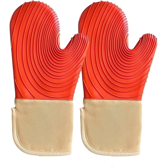 HEETLY, Silicone Oven Mitts, 13.6