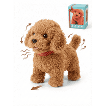 HEETLY 2026 Upgraded Robot Dog - Realistic Interactive Puppy Toy that Acts Like a Real Dog, Walks, Barks & Wags Tail, Electronic Plush Pet for Kids & Toddlers Gift