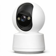 Indoor Security Camera, Wi-Fi 6 Cameras for Home Security, Motion Tracking, Night Vision, Smart detection and alerts, Two-Way Audio, SD Card or Paid Cloud, Secu