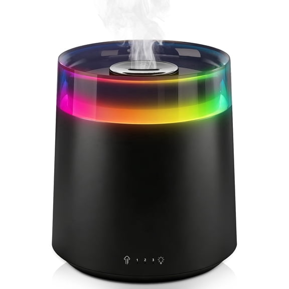 HEEYCEM Humidifiers for Bedroom Home,3L Top Fill Cool Mist Humidifier for Baby Nursery,Essential Oil Diffuser for Large Room,3 in 1 Quiet Ultrasonic Humidifier for,Office,Plant,Nursery,BPA FREE