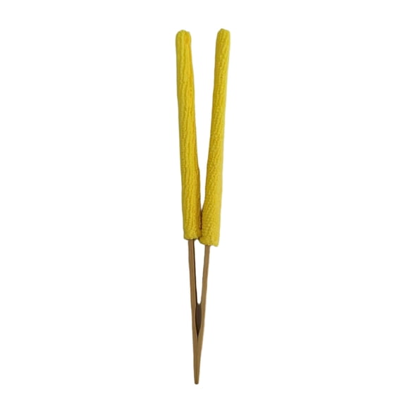 HEFEIYI Leaf Cleaning Tongs With Microfiber Pads Portable Wooden Removal Tool For Window Blind And Gardening