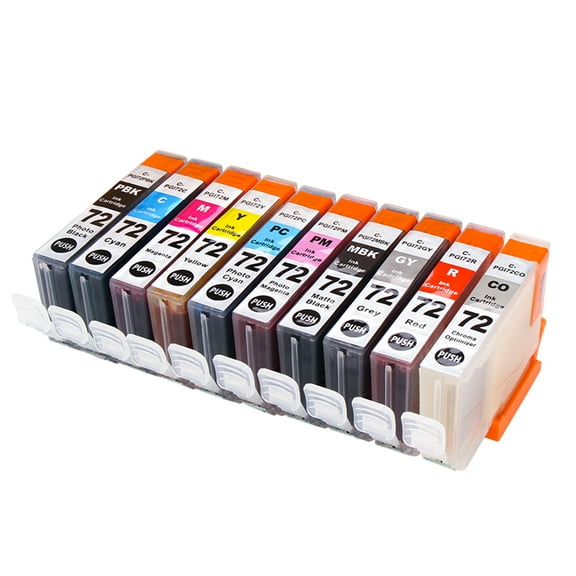 PGI-72 Ink Cartridges Compatible For Canon pro 10 ink cartridges Pixma Pro-10 Pro-10s Printer(10 Pack)