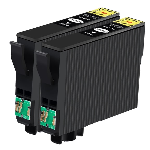 232XL Black Ink Cartridges Compatible for EPSON 232 ink WF-2930 XP-4200 XP-4205 WF-2950 Printer 2BK(2 Pack)