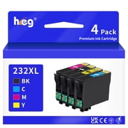 232XL Ink Cartridges Combo Pack Replacement for XP-4200 XP-4205 WF-2930 WF-2950 Printer(4-Pack, 1Black 1Cyan 1Magenta 1Yellow)