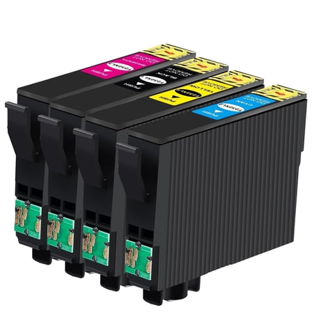 232XL Ink Cartridges Combo Pack Replacement for Epson XP-4200 XP-4205 WF-2930 WF-2950 Printer(4-Pack, 1Black 1Cyan 1Magenta 1Yellow)