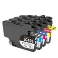thumbnail image 1 of LC406XL Ink Cartridge Replacement for Brother MFC-J4335DW J4345DW J4535DW J5855DW J5955DW J6555DW J6955DW HL-JF1 Printer(4 Pack), 1 of 8
