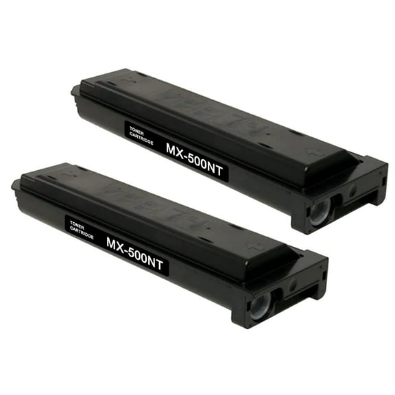 MX-500NT Black Toner Cartridge Compatible with Sharp MX-M283N M363N M363U M453N M453U M503N M503U Printer(2 Pack)