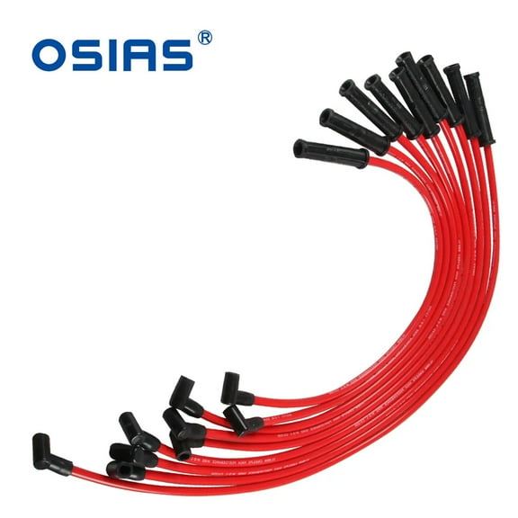HEI Spark Plug Wires Set 90 to Straight For Chevy SBC BBC 350 383 400 454 V8