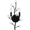 thumbnail image 1 of Quoizel Heiress 2-Light Matte Black Wall Sconce, 1 of 6