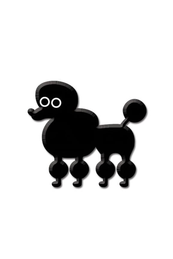 HEIDI BARACK POODLE ENAMEL PIN - Officially Licensed HEIDI BRACK POODLE Novelty Backpack Enamel Lapel PIN