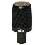 Heil Sound PR-31 BW All-Purpose Dynamic Microphone - Drum and Cymbal Microphone - Black
