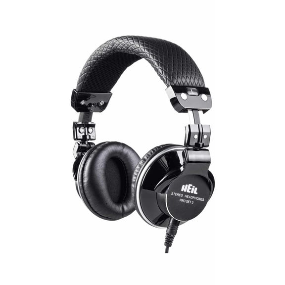 Heil Sound Pro Set 3 Studio Headphones with Closed Back. High Impedance and Deep Bass Headphones Perfect for Studio Audio, Podcast Audio, Live Sound Audio, and Broadcast