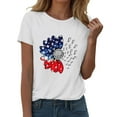thumbnail image 1 of HEILAU 4th of July Shirts for Women Independence Day American Flag Graphic Tees Patriotic 2025 T Shirt Short Sleeve Loose Summer Tops, 1 of 9