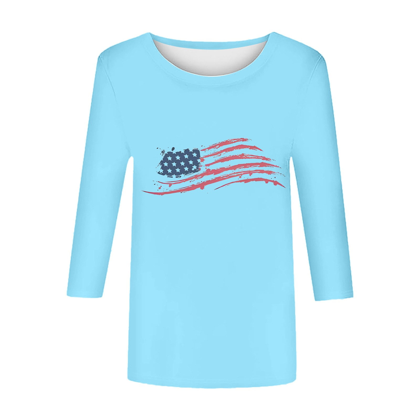 Women's American Flag Graphic Tee