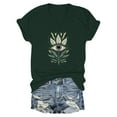 thumbnail image 1 of HEILAU Independence Day Shirts for Women American Flag Graphic Tees Casual V Neck Short Sleeve T Shirt Patriotic Tops, 1 of 4