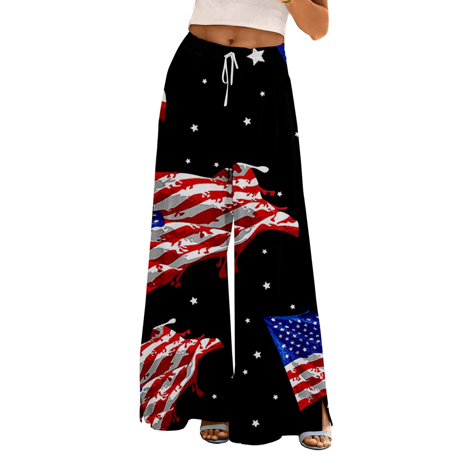 Hip Hop Independence Day Wide Leg Pants main image 0