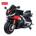 thumbnail image 1 of HEIMILI 24V Aprilia Kids Motorcycle Electric Motorbike Ride on Toy w/LED Lights Bluetooth Music Battery Powered 12MPH for Kids 3-6 Years Old, 1 of 9