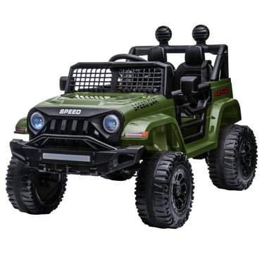 HEIMILI Kids Electric Ride On Truck 12V Power Battery Car w/ Remote Control MP3 Bluetooth Music,Green