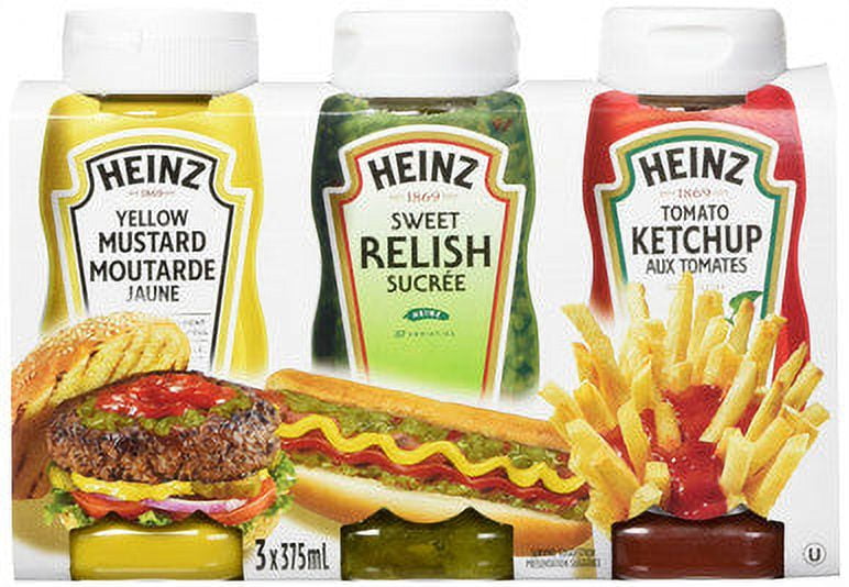 HEINZ Ketchup Picnic Pack, 3 Count, 1125ml