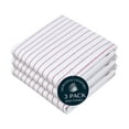 thumbnail image 1 of HEIRLOOM COMFORT Burgundy Striped Kitchen Dish Towels (3-Pack), Quick Dry, Ultra Absorbent & Durable, 100% Cotton Classic Stripe Towels for Drying Dishes, Wiping, and Daily Kitchen Cleanup, 1 of 7