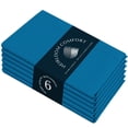thumbnail image 1 of HEIRLOOM COMFORT Hemstitched Cloth Napkins Set of 6, 100% Cotton Napkin, Soft & Reusable Cotton Napkins, Hemstitched Napkin for Dinner, Wedding, Dining, 18" x 18" (Turquiose Blue), 1 of 7