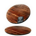 thumbnail image 1 of HEIRLOUM Reclaimed Wood Table Top - Rustic Recycled Solid Wood Perfect for Kitchens, Dining and Coffee Table Top (1pc 36" Round, IMP36R), 1 of 7