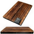 thumbnail image 1 of HEIRLOUM Reclaimed Wood Table Top - Rustic Recycled Solid Wooden Piece Perfect for Signs, Kitchens, Dining and Coffee Table Tops (Reclaimed Wood Table Top with Metal Edge,  30" x 42"), 1 of 7