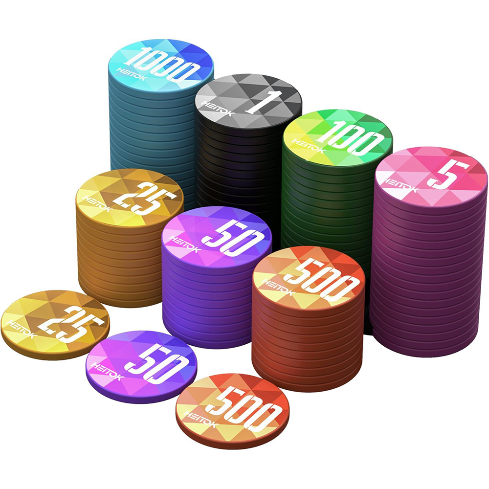 Kunststof Pokerchipset, 200-delige Pokerset, Ongemerkt, Pokerspelset Met Aluminium Pokerkoffer Kaarten Buttons En Dobbelstenen Complete Set Voor 6 7 Spelers Voor Texas Hold Em Blackjack Etc  P 010357452738