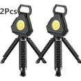 thumbnail image 1 of HEJULIK 2pcs Small Flashlights,1000 Lumens 6 Light Modes Rechargeable Cob Keychain Work Light Detachable Pocket Flashlight,Magnetic Flashlight for Fishing Walking Camping (Triangle), 1 of 8